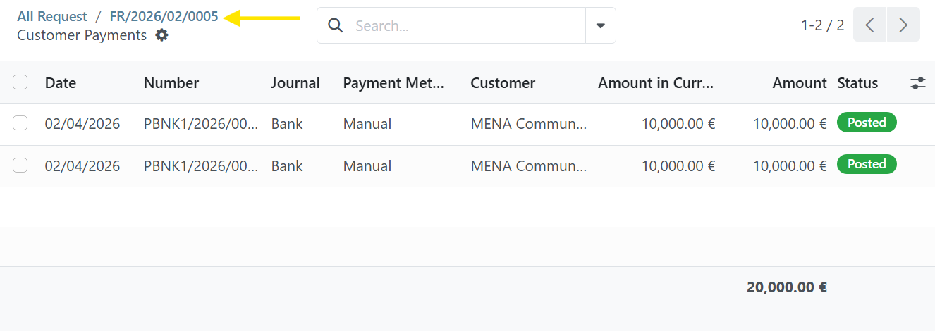 Accounting integration and journal entries